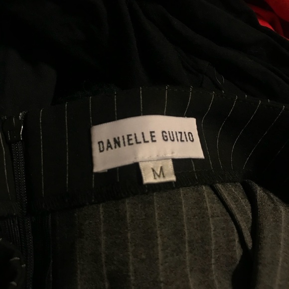 Danielle Guizio pinstripe skirt sz M fits like S - Picture 4 of 4
